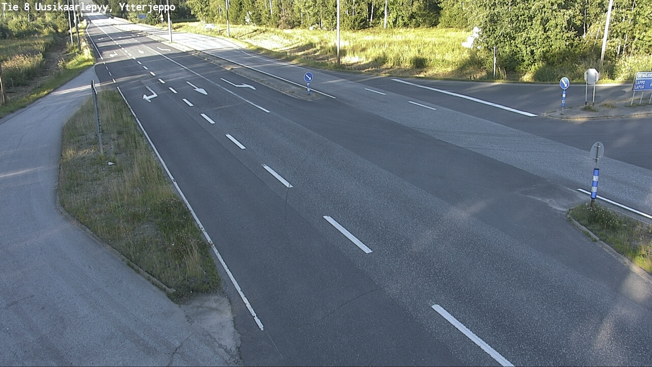 Kelikamerat Kuva Tie 8 Uusikaarlepyy, Ytterjeppo, Uusikaarlepyy, Pohjanmaa