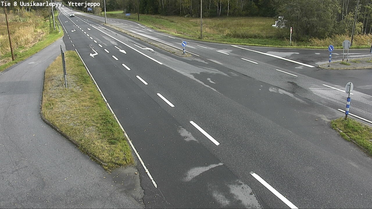 Weather Camera Image Road 8 Uusikaarlepyy, Ytterjeppo, Uusikaarlepyy, Pohjanmaa