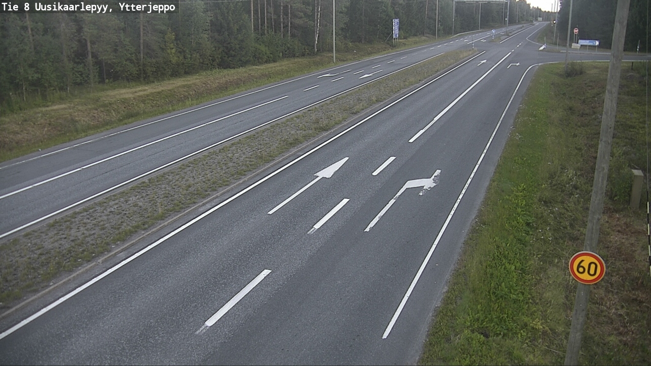 Kelikamerat Kuva Tie 8 Uusikaarlepyy, Ytterjeppo, Uusikaarlepyy, Pohjanmaa