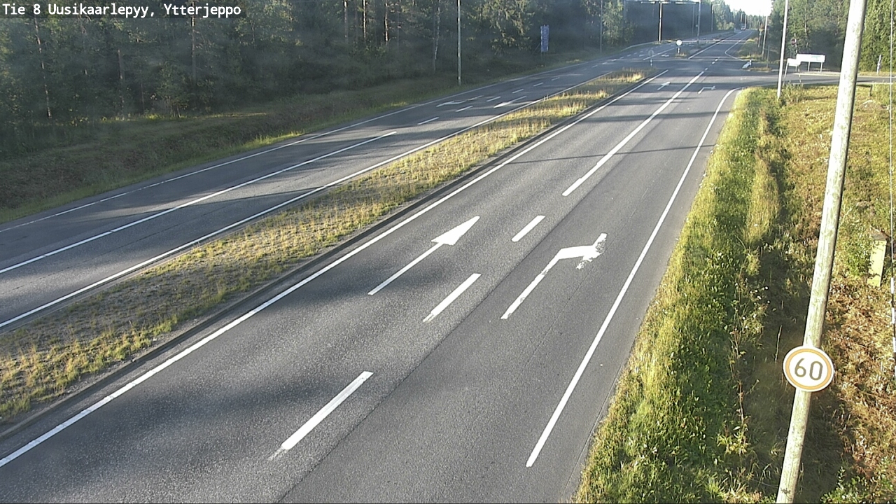 Kelikamerat Kuva Tie 8 Uusikaarlepyy, Ytterjeppo, Uusikaarlepyy, Pohjanmaa