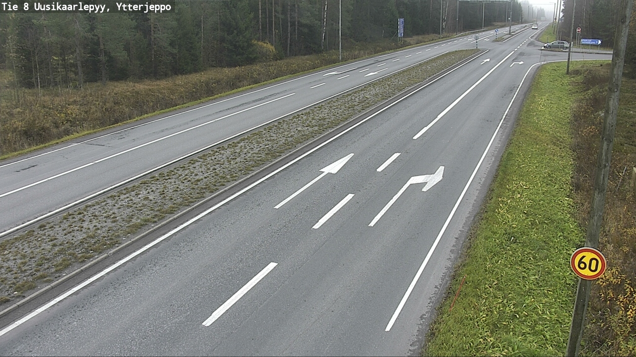 Kelikamerat Kuva Tie 8 Uusikaarlepyy, Ytterjeppo, Uusikaarlepyy, Pohjanmaa