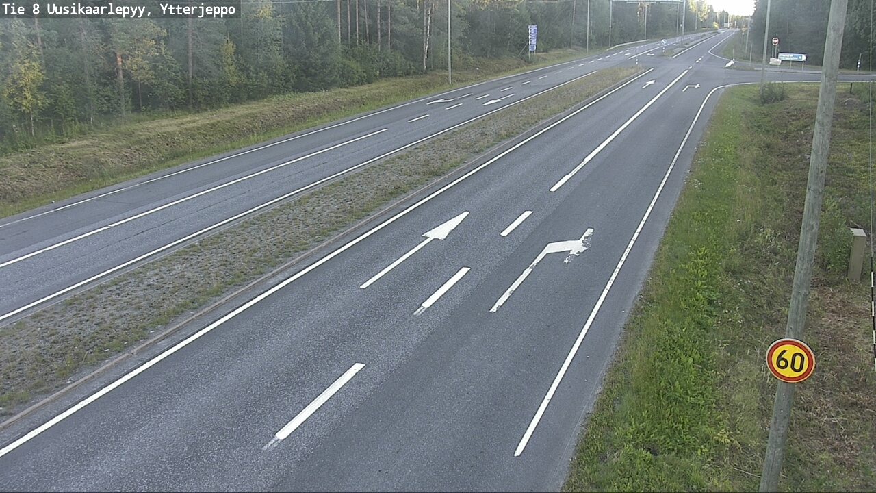 Kelikamerat Kuva Tie 8 Uusikaarlepyy, Ytterjeppo, Uusikaarlepyy, Pohjanmaa