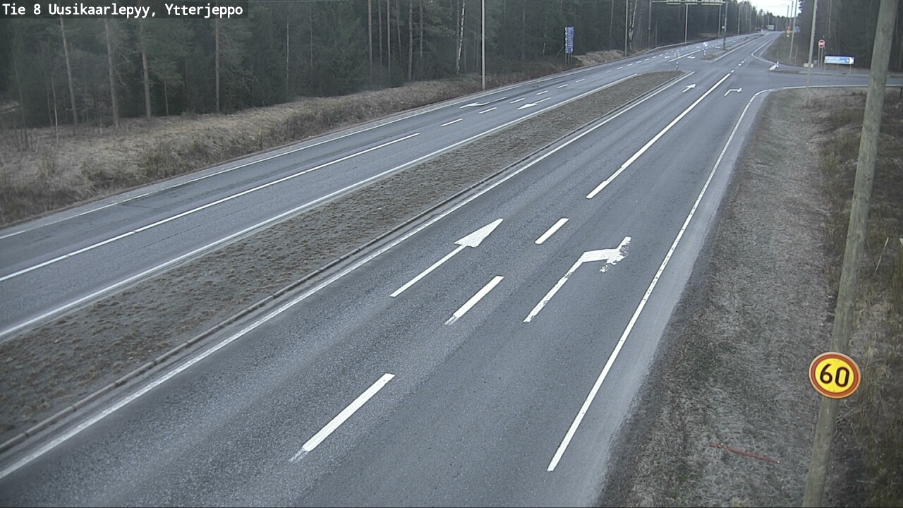 Kelikamerat Kuva Tie 8 Uusikaarlepyy, Ytterjeppo, Uusikaarlepyy, Pohjanmaa