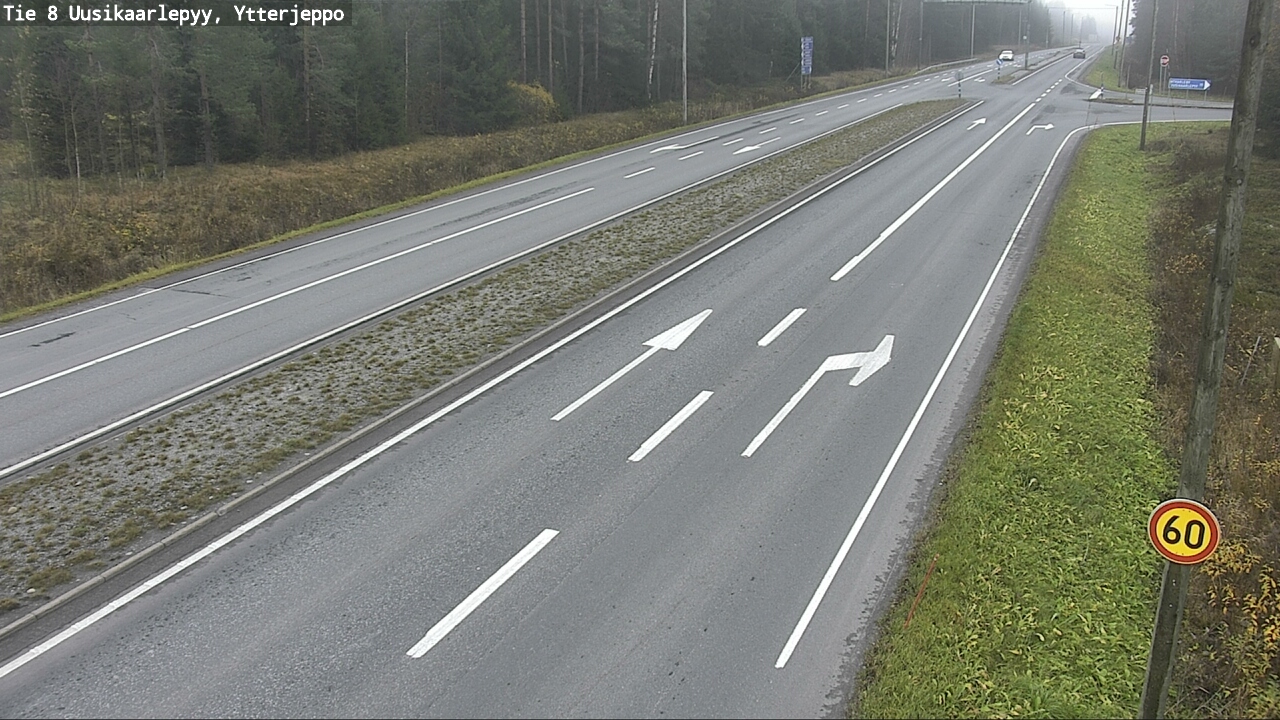 Kelikamerat Kuva Tie 8 Uusikaarlepyy, Ytterjeppo, Uusikaarlepyy, Pohjanmaa