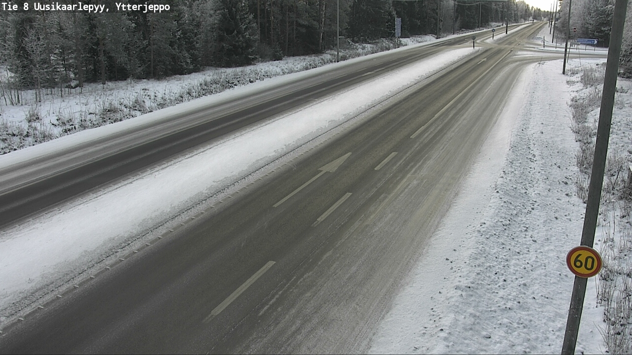 Kelikamerat Kuva Tie 8 Uusikaarlepyy, Ytterjeppo, Uusikaarlepyy, Pohjanmaa