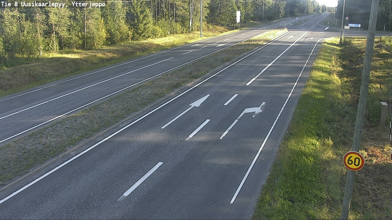 Kelikamerat Kuva Tie 8 Uusikaarlepyy, Ytterjeppo, Uusikaarlepyy, Pohjanmaa