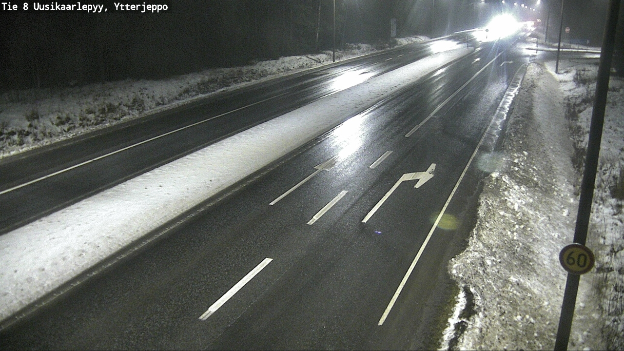 Weather Camera Image Väg 8 Nykarleby, Ytterjeppo, Uusikaarlepyy, Pohjanmaa
