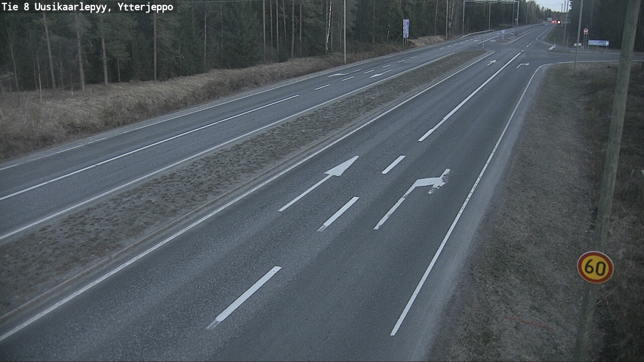 Kelikamerat Kuva Tie 8 Uusikaarlepyy, Ytterjeppo, Uusikaarlepyy, Pohjanmaa