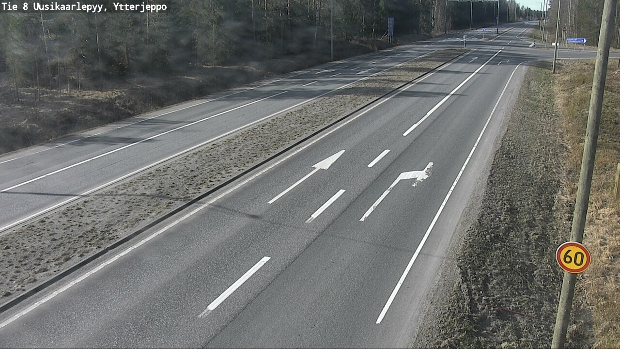 Kelikamerat Kuva Tie 8 Uusikaarlepyy, Ytterjeppo, Uusikaarlepyy, Pohjanmaa