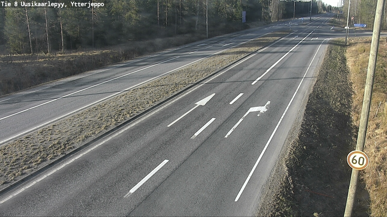 Kelikamerat Kuva Tie 8 Uusikaarlepyy, Ytterjeppo, Uusikaarlepyy, Pohjanmaa