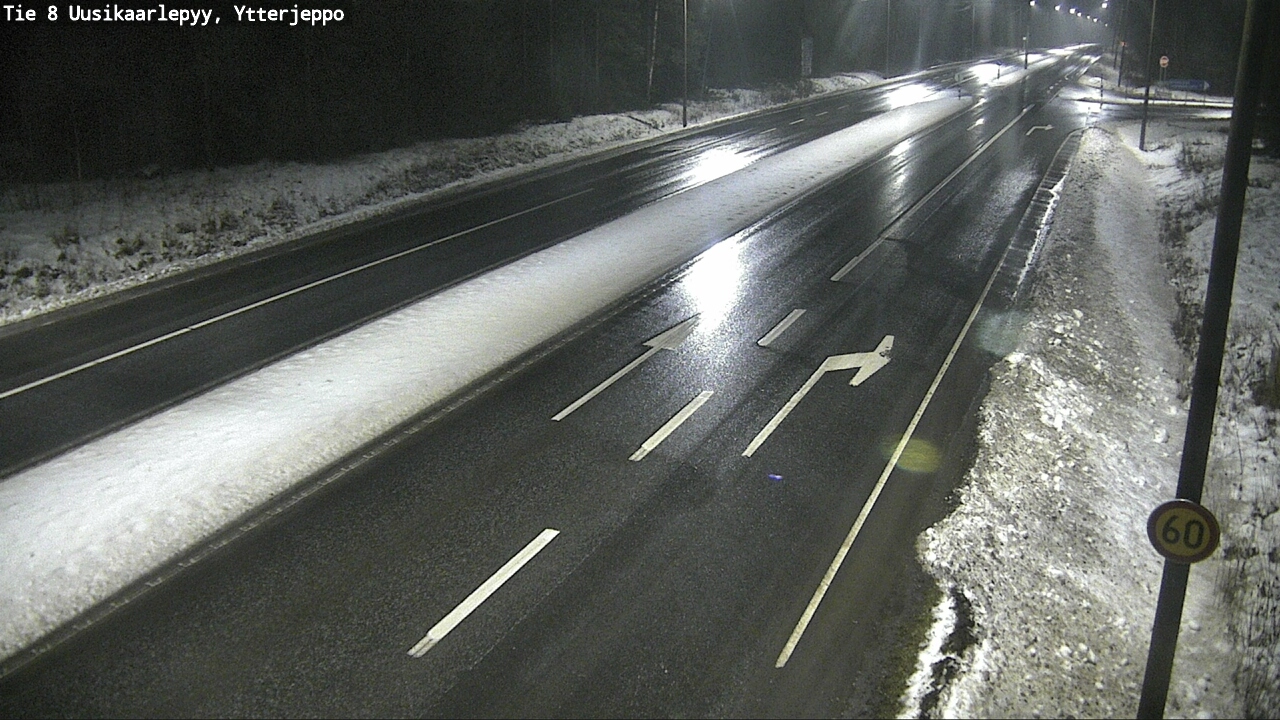 Weather Camera Image Väg 8 Nykarleby, Ytterjeppo, Uusikaarlepyy, Pohjanmaa