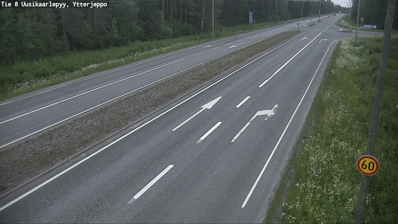 Kelikamerat Kuva Tie 8 Uusikaarlepyy, Ytterjeppo, Uusikaarlepyy, Pohjanmaa