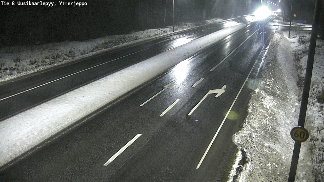 Weather Camera Image Väg 8 Nykarleby, Ytterjeppo, Uusikaarlepyy, Pohjanmaa