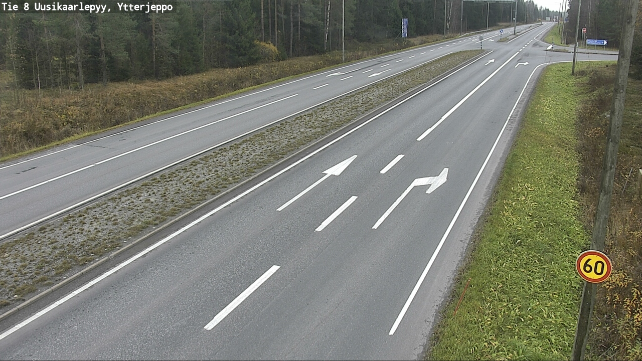 Kelikamerat Kuva Tie 8 Uusikaarlepyy, Ytterjeppo, Uusikaarlepyy, Pohjanmaa