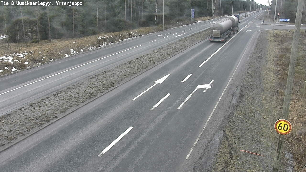 Kelikamerat Kuva Tie 8 Uusikaarlepyy, Ytterjeppo, Uusikaarlepyy, Pohjanmaa