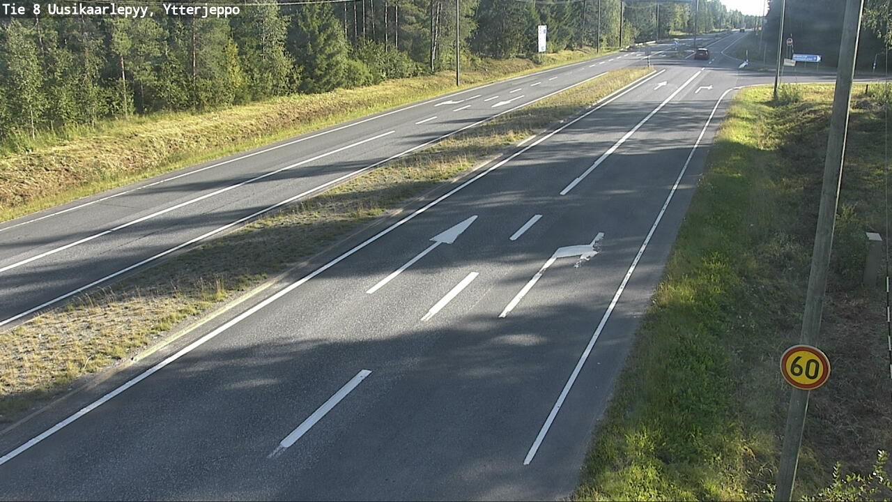 Kelikamerat Kuva Tie 8 Uusikaarlepyy, Ytterjeppo, Uusikaarlepyy, Pohjanmaa