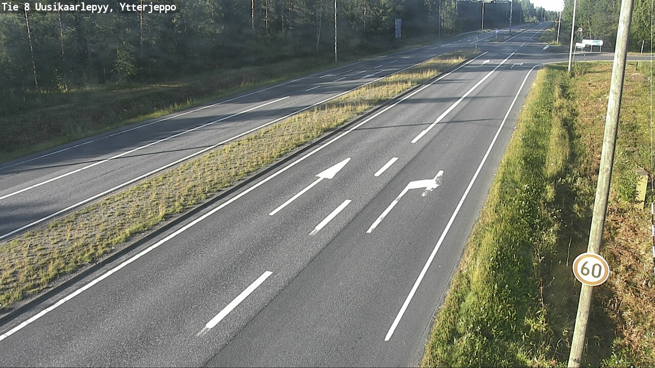 Kelikamerat Kuva Tie 8 Uusikaarlepyy, Ytterjeppo, Uusikaarlepyy, Pohjanmaa