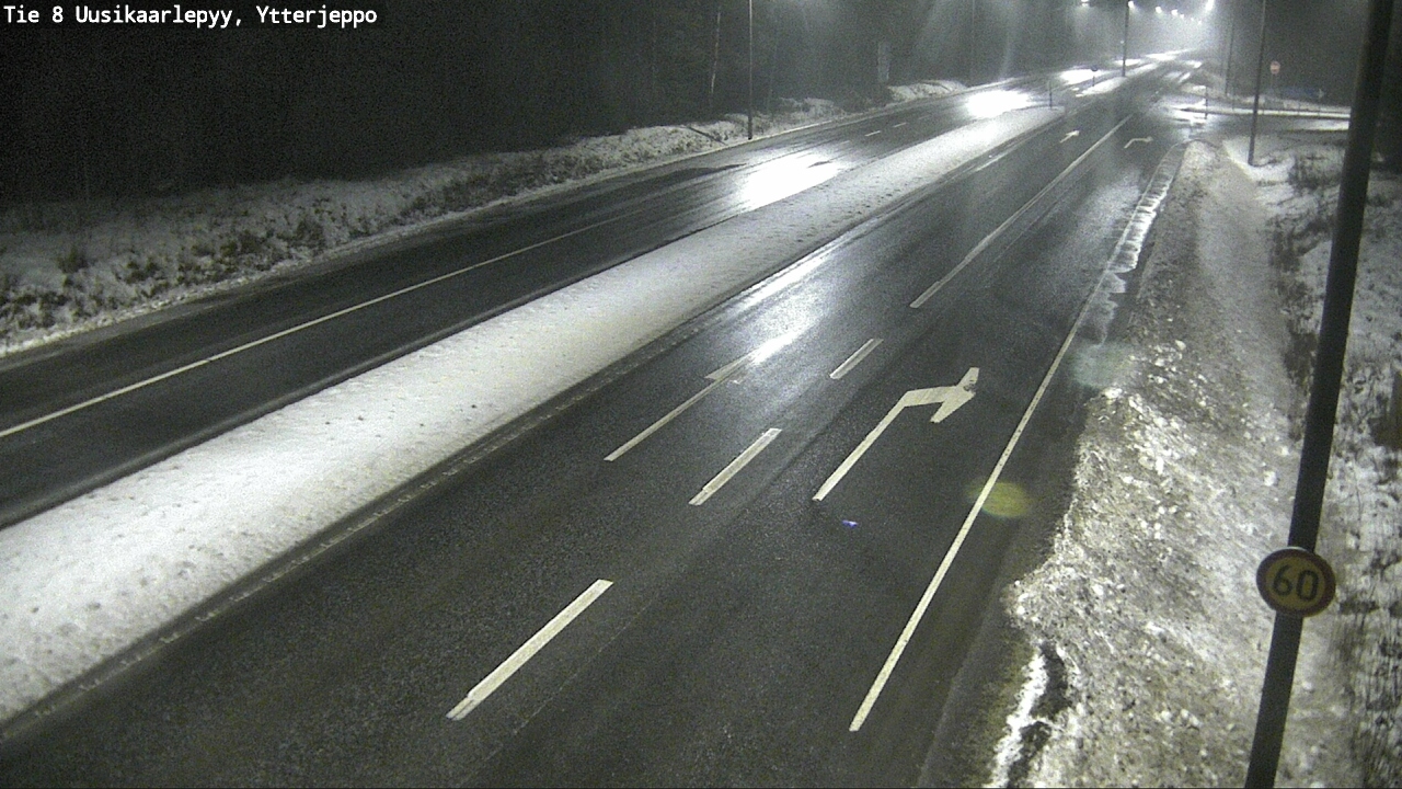 Weather Camera Image Väg 8 Nykarleby, Ytterjeppo, Uusikaarlepyy, Pohjanmaa