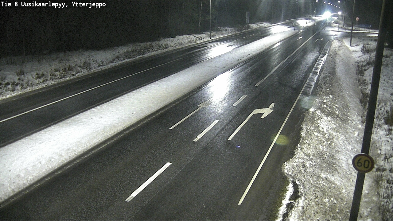 Weather Camera Image Väg 8 Nykarleby, Ytterjeppo, Uusikaarlepyy, Pohjanmaa