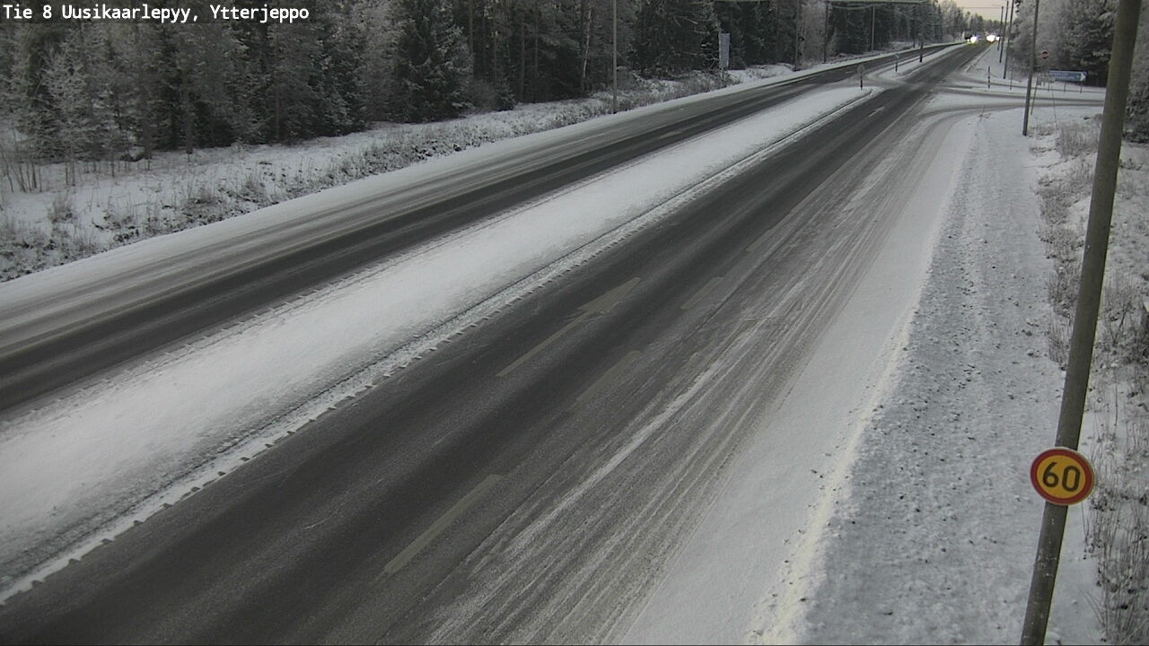 Kelikamerat Kuva Tie 8 Uusikaarlepyy, Ytterjeppo, Uusikaarlepyy, Pohjanmaa