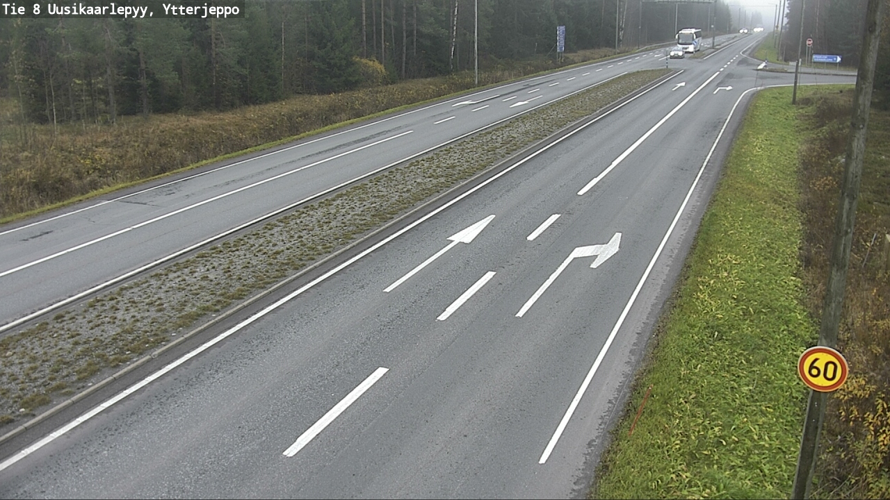 Kelikamerat Kuva Tie 8 Uusikaarlepyy, Ytterjeppo, Uusikaarlepyy, Pohjanmaa