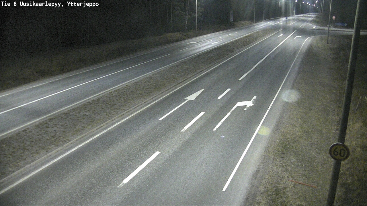 Weather Camera Image Road 8 Uusikaarlepyy, Ytterjeppo, Uusikaarlepyy, Pohjanmaa