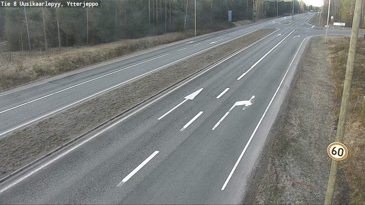 Kelikamerat Kuva Tie 8 Uusikaarlepyy, Ytterjeppo, Uusikaarlepyy, Pohjanmaa