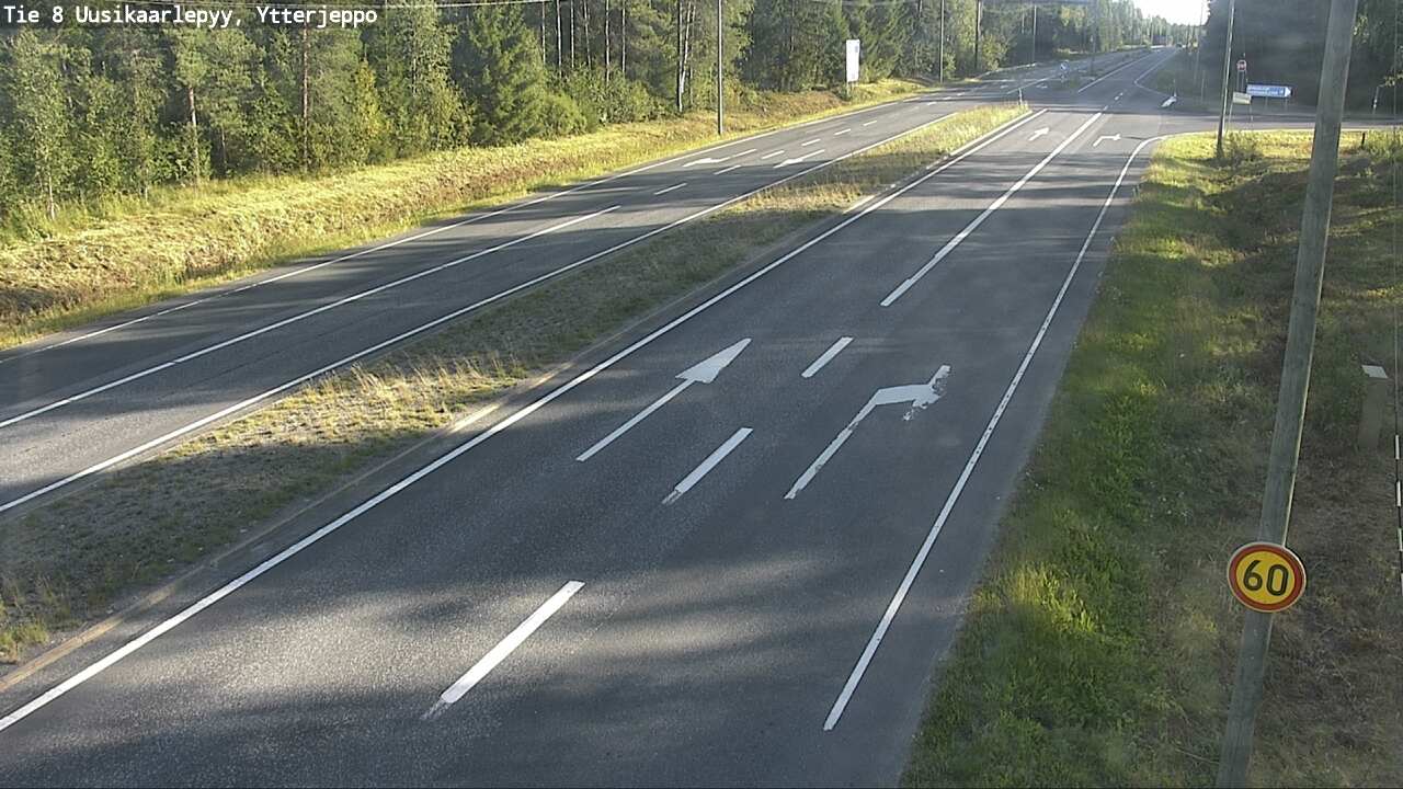 Kelikamerat Kuva Tie 8 Uusikaarlepyy, Ytterjeppo, Uusikaarlepyy, Pohjanmaa