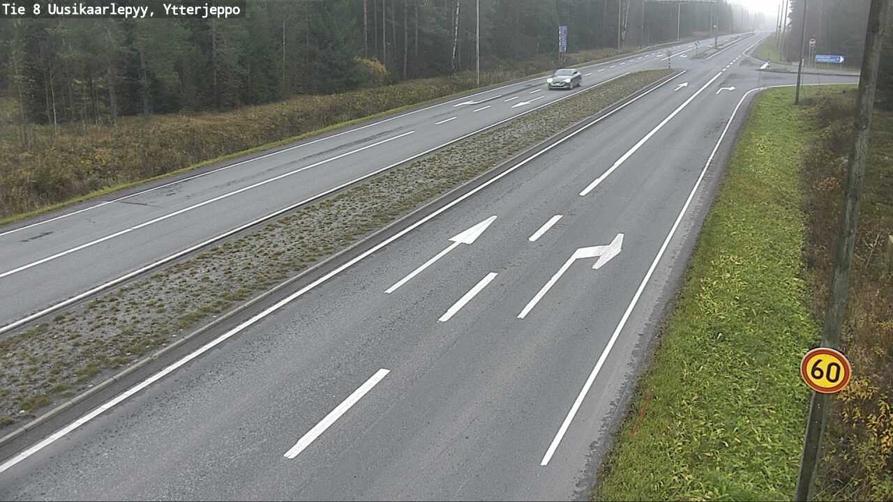 Kelikamerat Kuva Tie 8 Uusikaarlepyy, Ytterjeppo, Uusikaarlepyy, Pohjanmaa