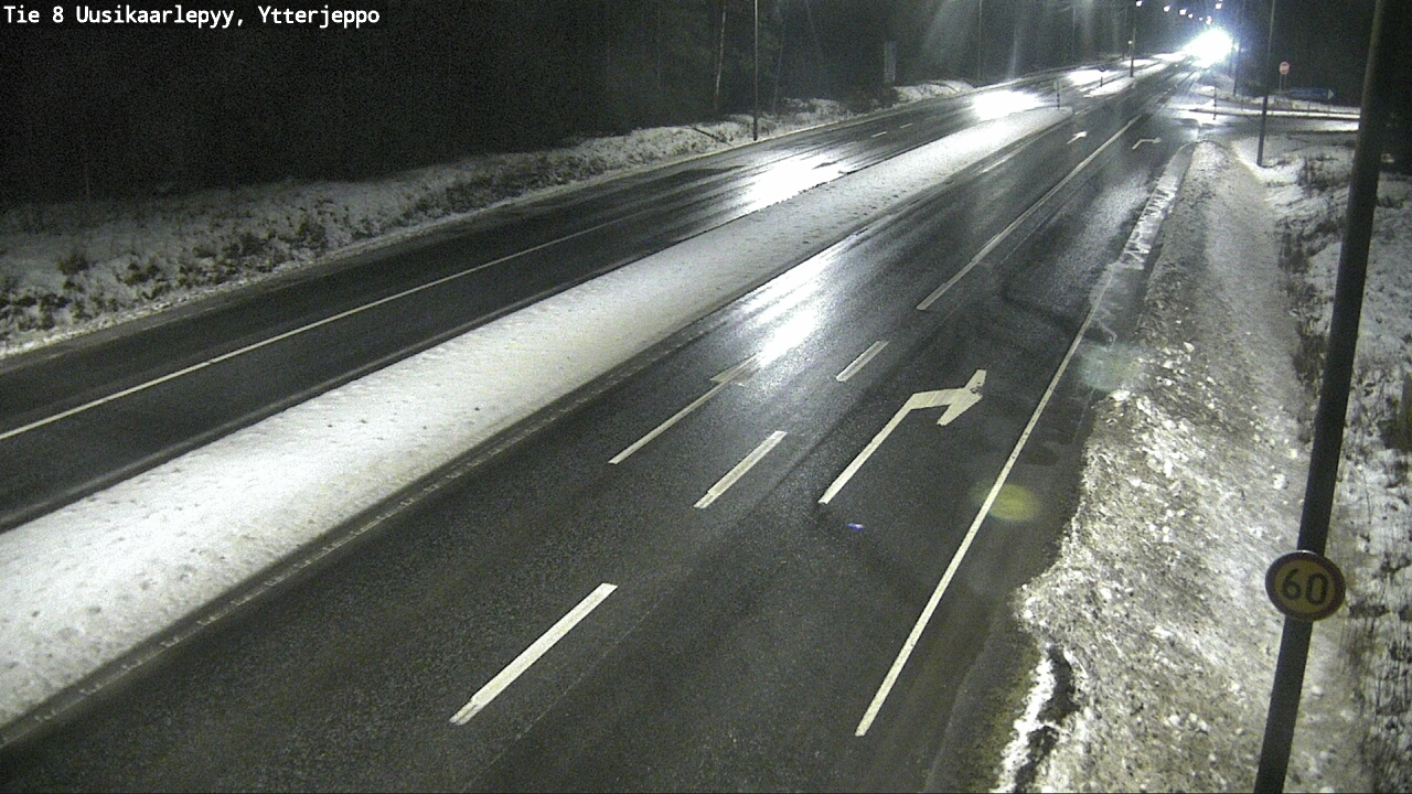 Weather Camera Image Väg 8 Nykarleby, Ytterjeppo, Uusikaarlepyy, Pohjanmaa
