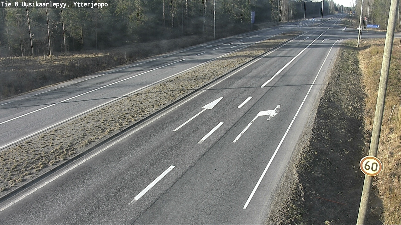Kelikamerat Kuva Tie 8 Uusikaarlepyy, Ytterjeppo, Uusikaarlepyy, Pohjanmaa