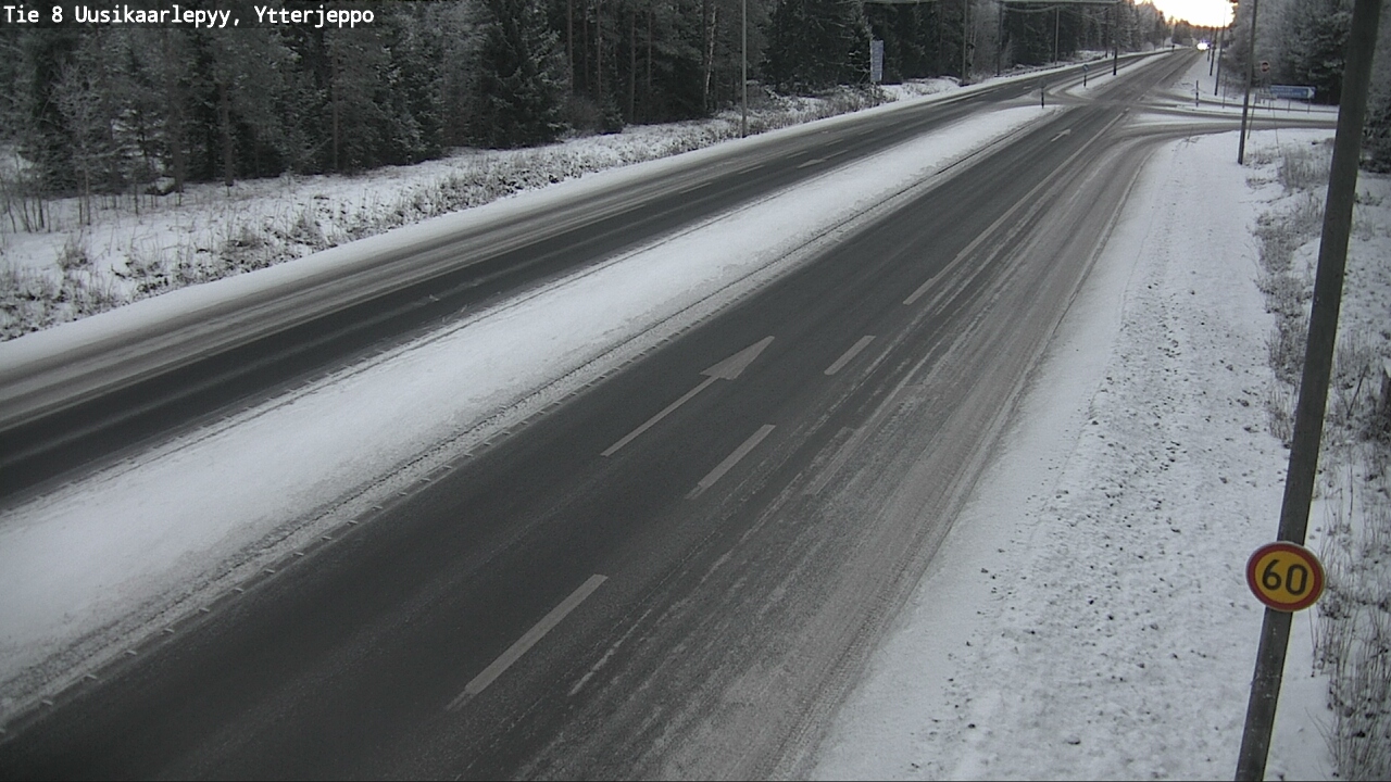 Kelikamerat Kuva Tie 8 Uusikaarlepyy, Ytterjeppo, Uusikaarlepyy, Pohjanmaa