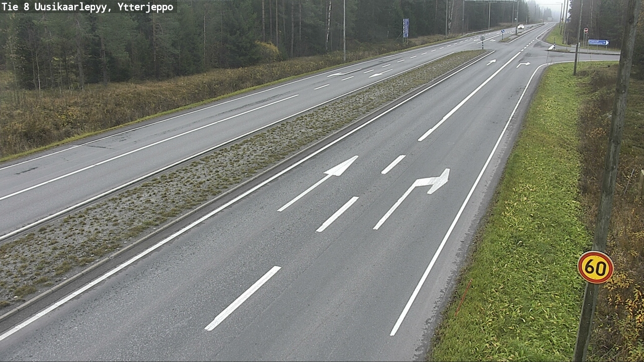 Kelikamerat Kuva Tie 8 Uusikaarlepyy, Ytterjeppo, Uusikaarlepyy, Pohjanmaa