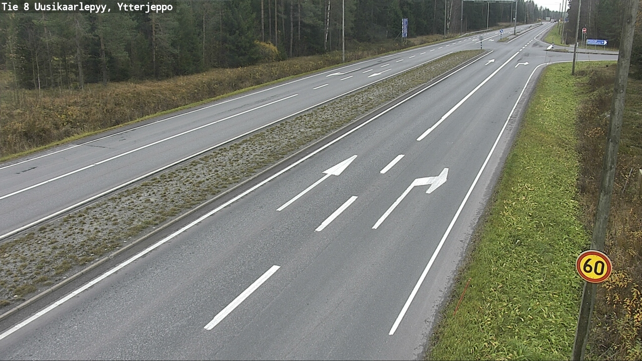 Kelikamerat Kuva Tie 8 Uusikaarlepyy, Ytterjeppo, Uusikaarlepyy, Pohjanmaa