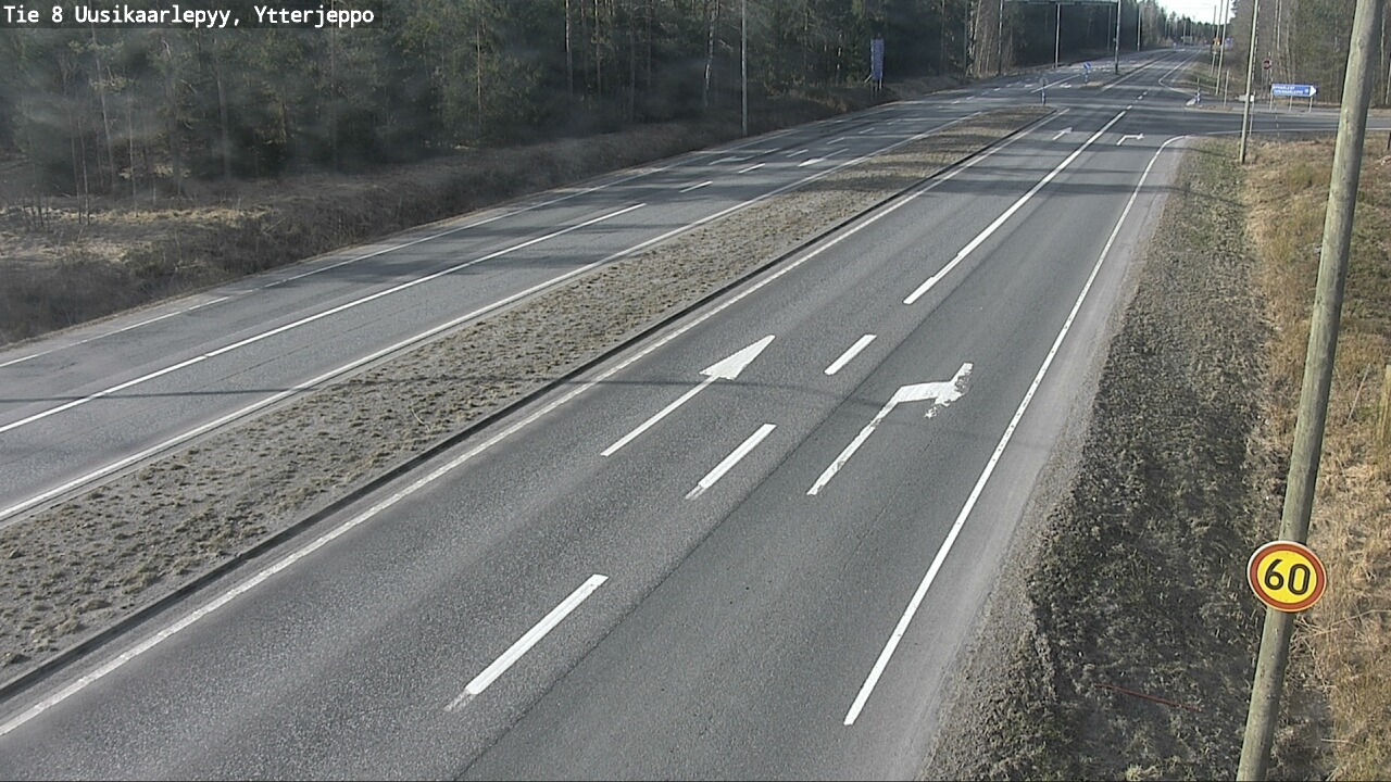 Kelikamerat Kuva Tie 8 Uusikaarlepyy, Ytterjeppo, Uusikaarlepyy, Pohjanmaa