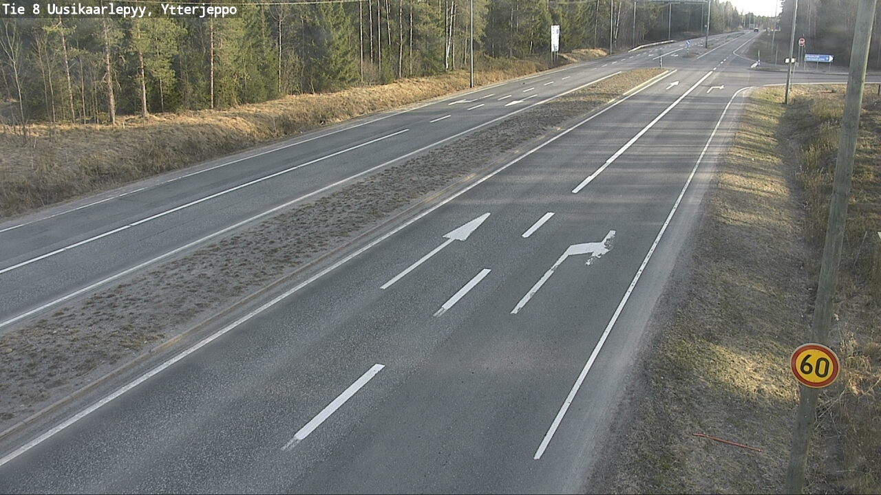 Kelikamerat Kuva Tie 8 Uusikaarlepyy, Ytterjeppo, Uusikaarlepyy, Pohjanmaa