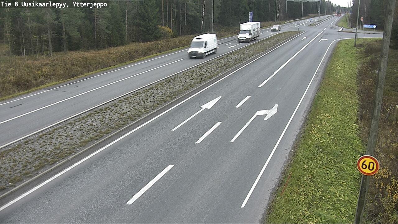 Kelikamerat Kuva Tie 8 Uusikaarlepyy, Ytterjeppo, Uusikaarlepyy, Pohjanmaa