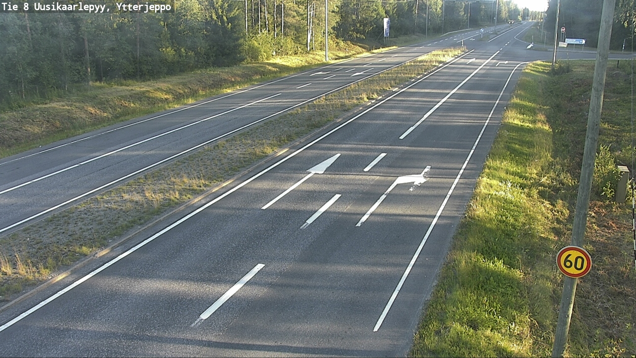 Kelikamerat Kuva Tie 8 Uusikaarlepyy, Ytterjeppo, Uusikaarlepyy, Pohjanmaa