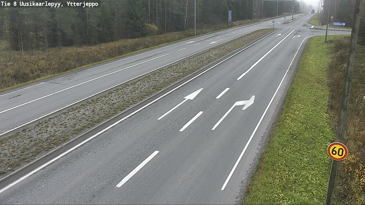 Kelikamerat Kuva Tie 8 Uusikaarlepyy, Ytterjeppo, Uusikaarlepyy, Pohjanmaa