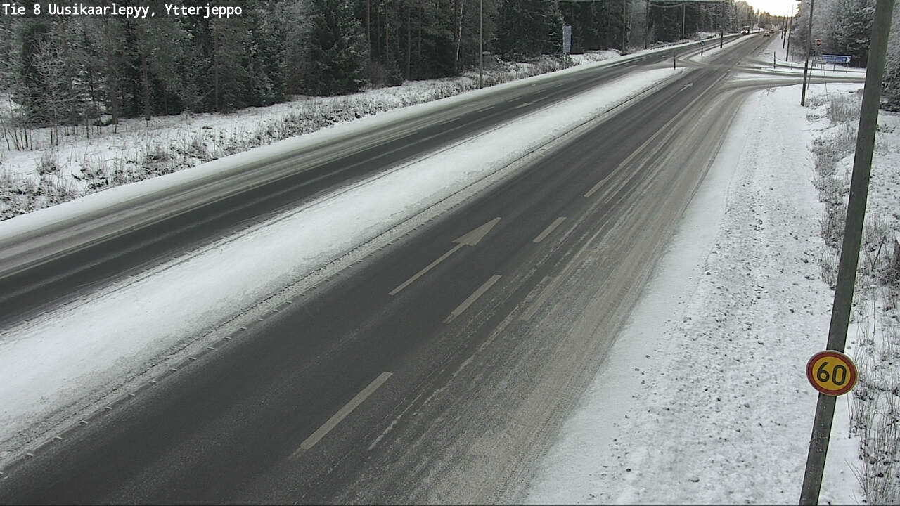Kelikamerat Kuva Tie 8 Uusikaarlepyy, Ytterjeppo, Uusikaarlepyy, Pohjanmaa