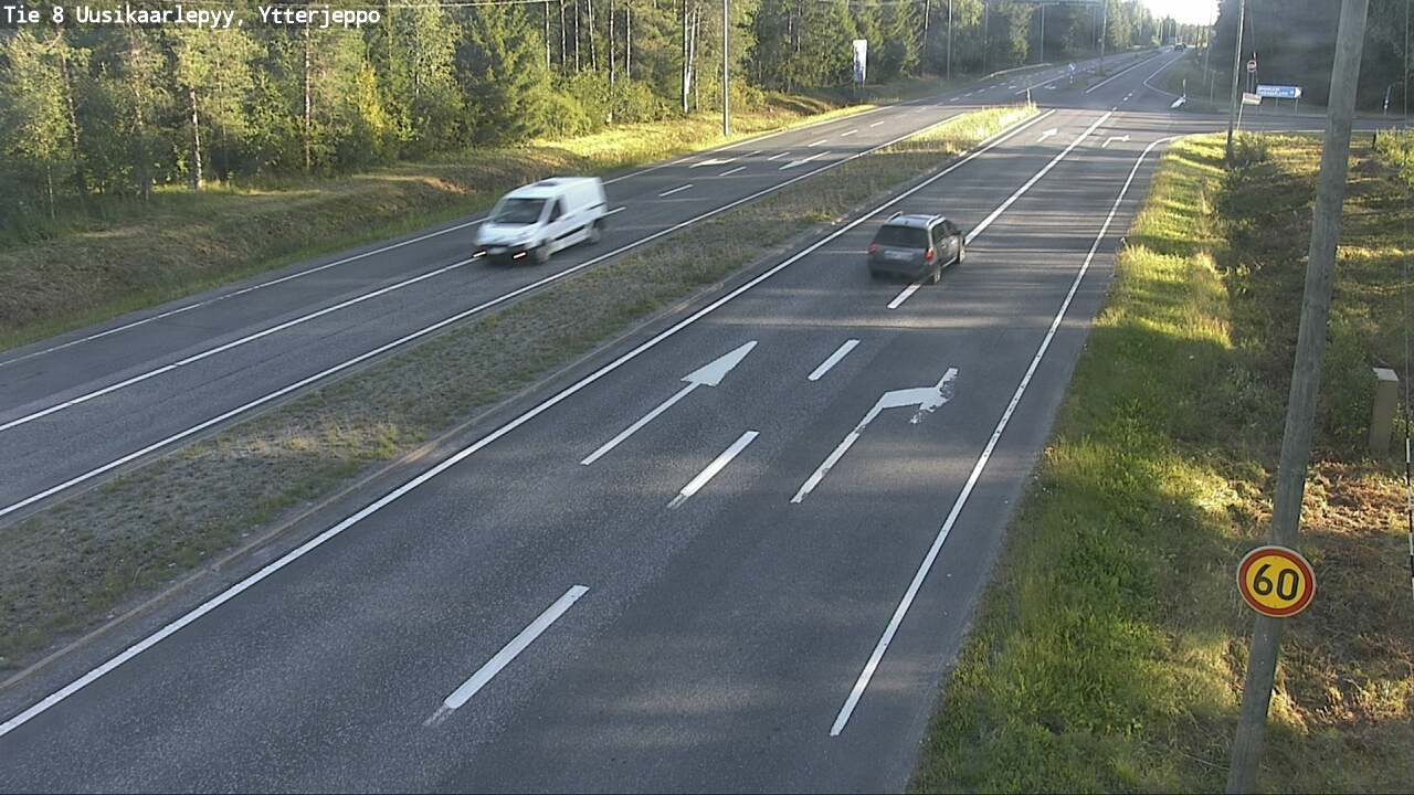 Kelikamerat Kuva Tie 8 Uusikaarlepyy, Ytterjeppo, Uusikaarlepyy, Pohjanmaa