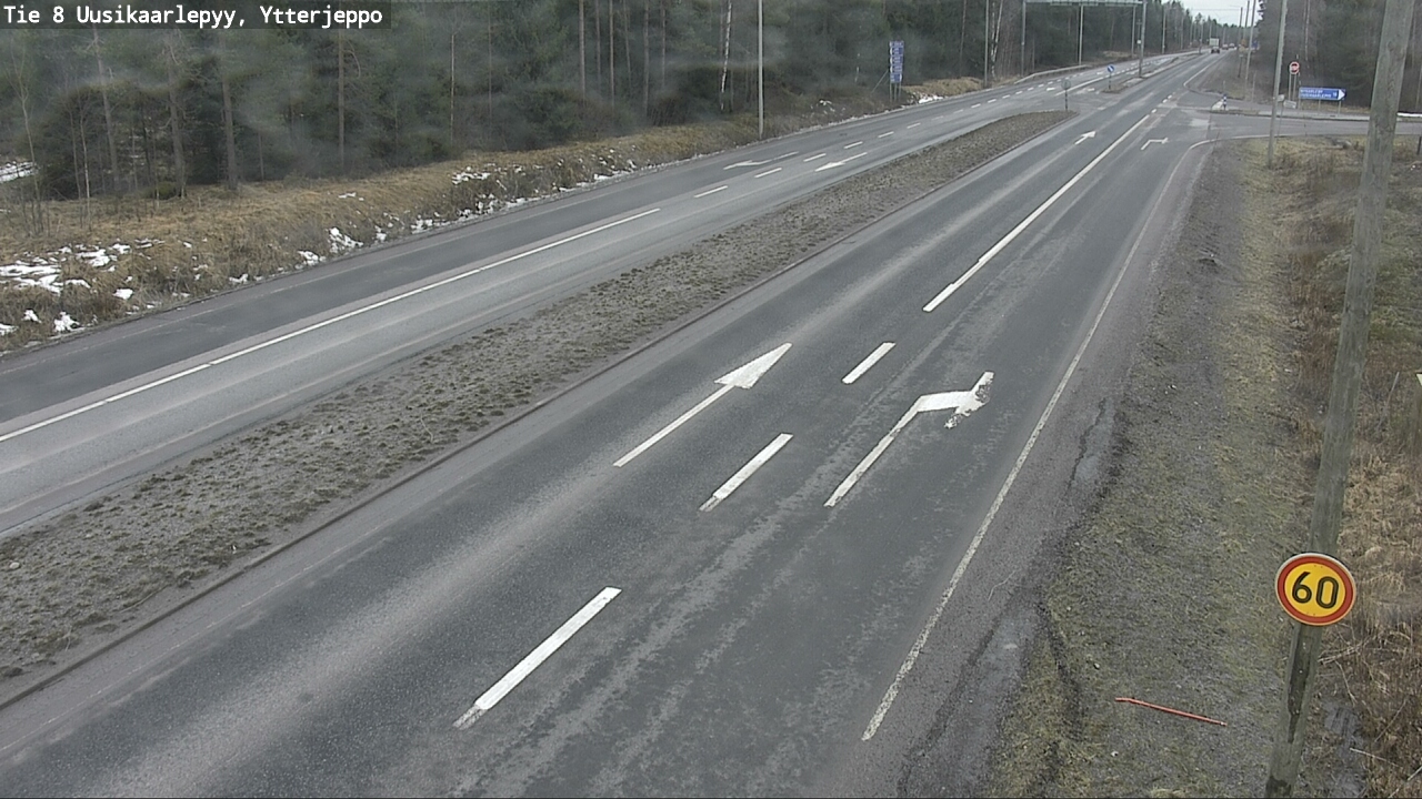 Kelikamerat Kuva Tie 8 Uusikaarlepyy, Ytterjeppo, Uusikaarlepyy, Pohjanmaa
