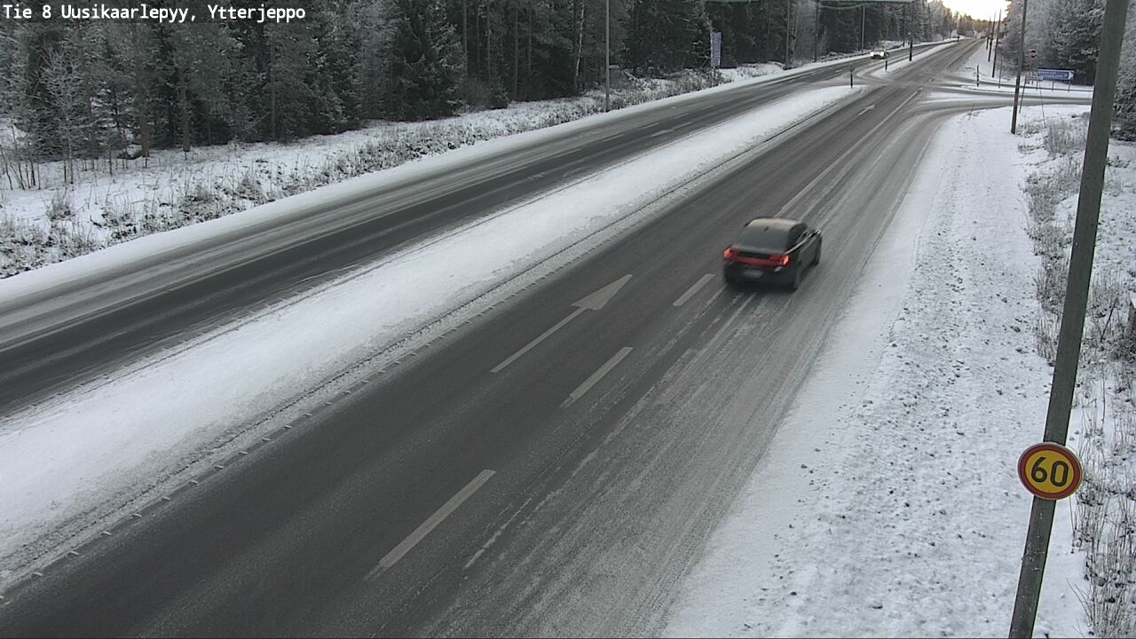 Kelikamerat Kuva Tie 8 Uusikaarlepyy, Ytterjeppo, Uusikaarlepyy, Pohjanmaa