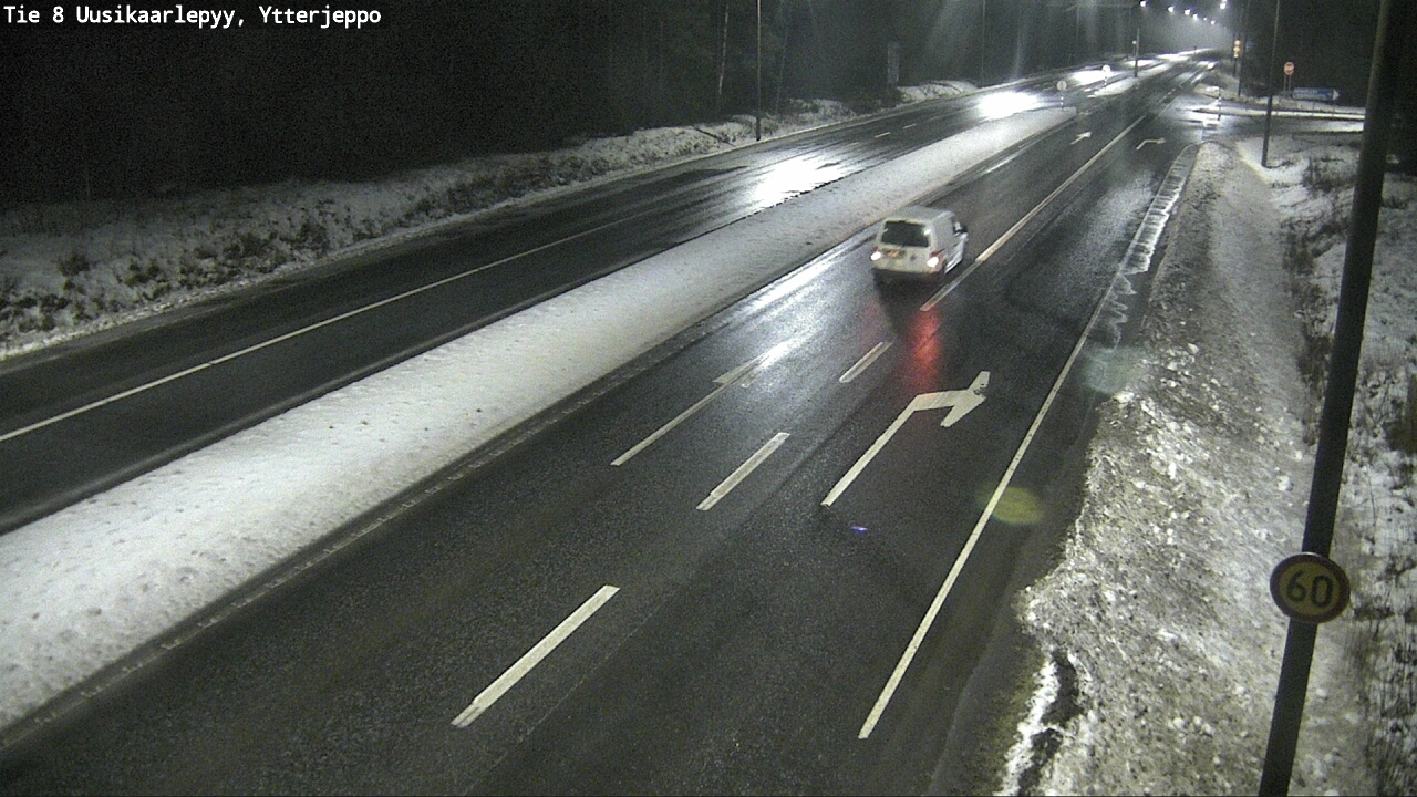 Weather Camera Image Väg 8 Nykarleby, Ytterjeppo, Uusikaarlepyy, Pohjanmaa