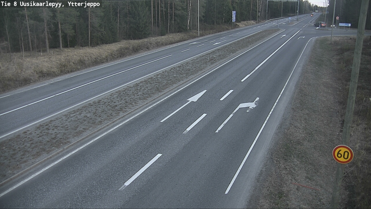 Kelikamerat Kuva Tie 8 Uusikaarlepyy, Ytterjeppo, Uusikaarlepyy, Pohjanmaa