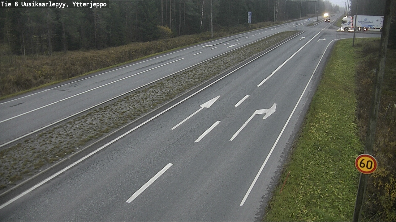 Kelikamerat Kuva Tie 8 Uusikaarlepyy, Ytterjeppo, Uusikaarlepyy, Pohjanmaa