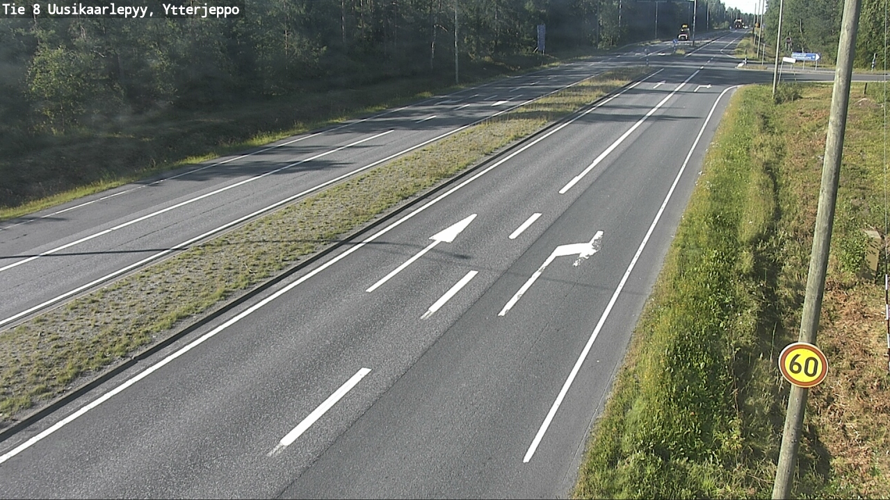 Kelikamerat Kuva Tie 8 Uusikaarlepyy, Ytterjeppo, Uusikaarlepyy, Pohjanmaa