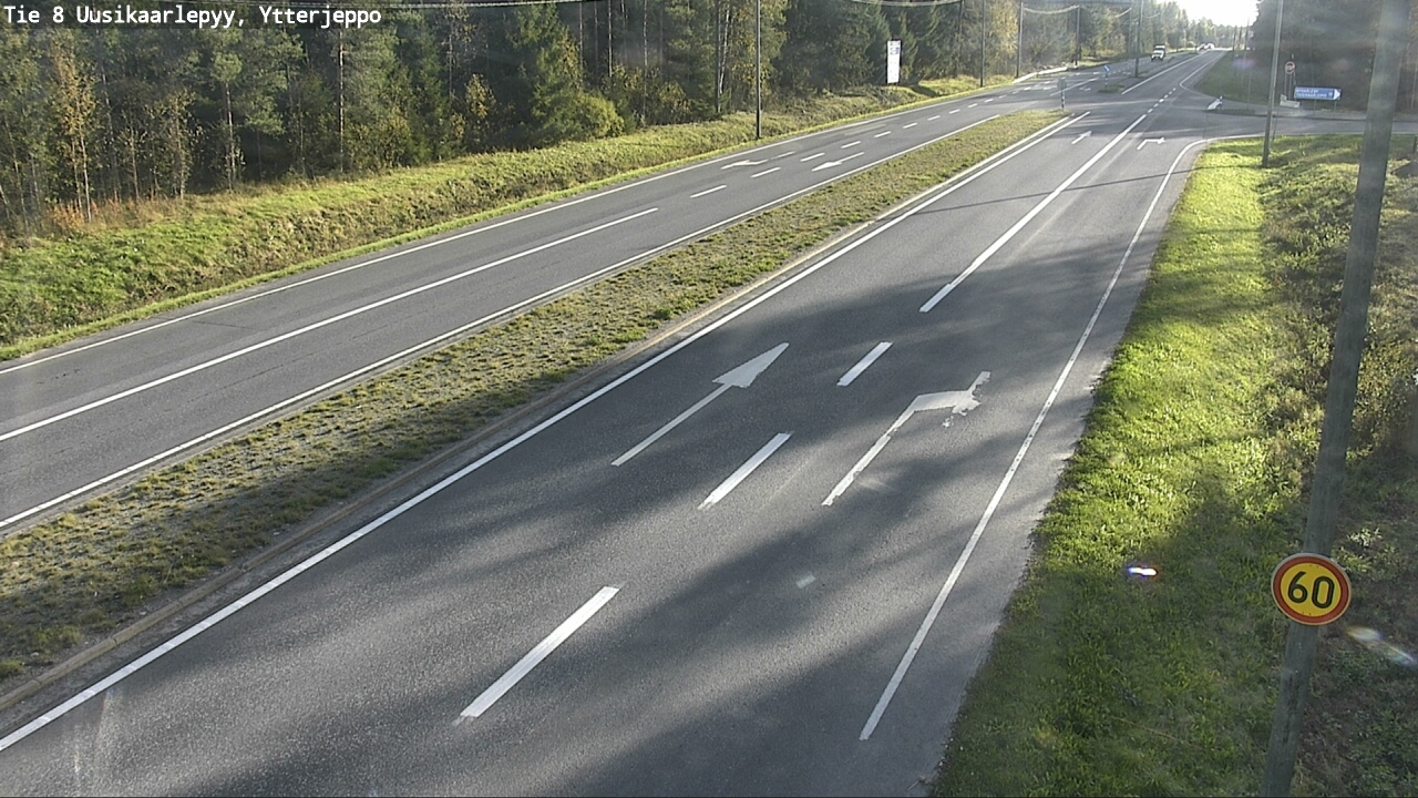 Kelikamerat Kuva Tie 8 Uusikaarlepyy, Ytterjeppo, Uusikaarlepyy, Pohjanmaa