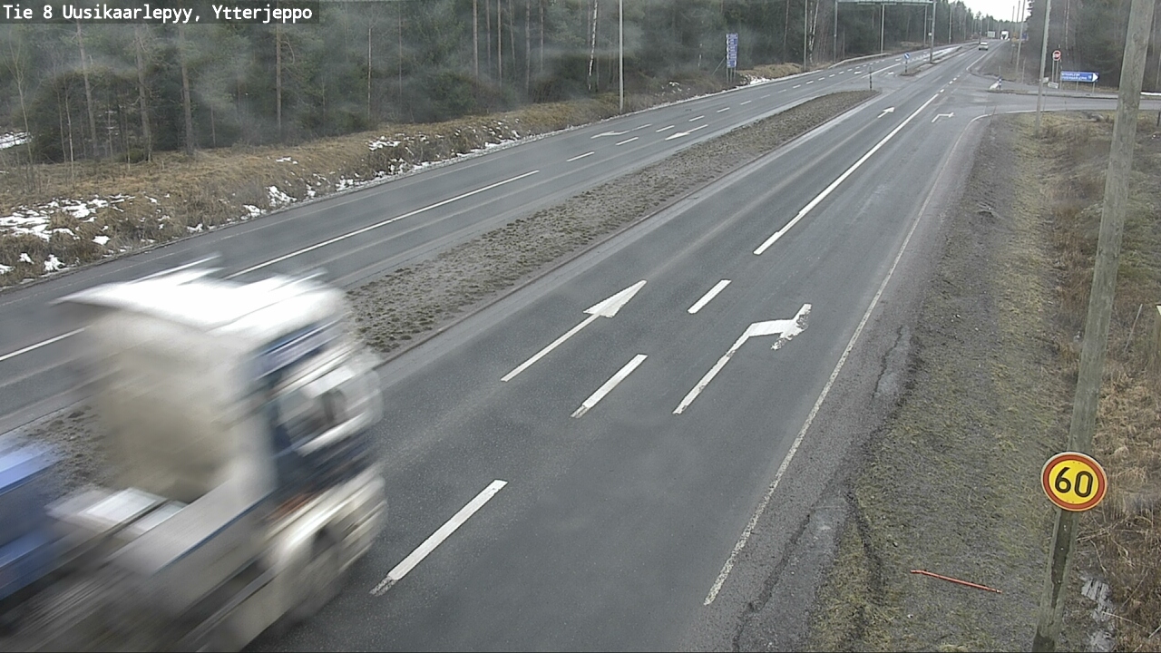 Kelikamerat Kuva Tie 8 Uusikaarlepyy, Ytterjeppo, Uusikaarlepyy, Pohjanmaa