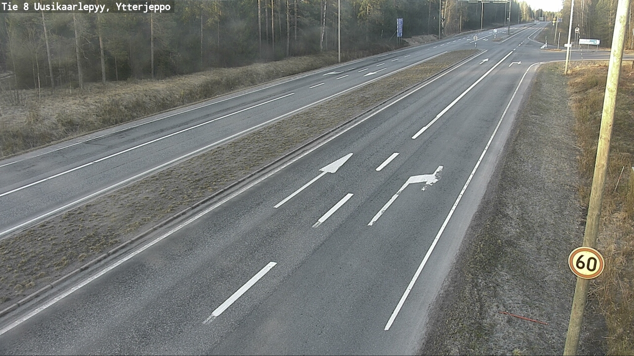 Kelikamerat Kuva Tie 8 Uusikaarlepyy, Ytterjeppo, Uusikaarlepyy, Pohjanmaa